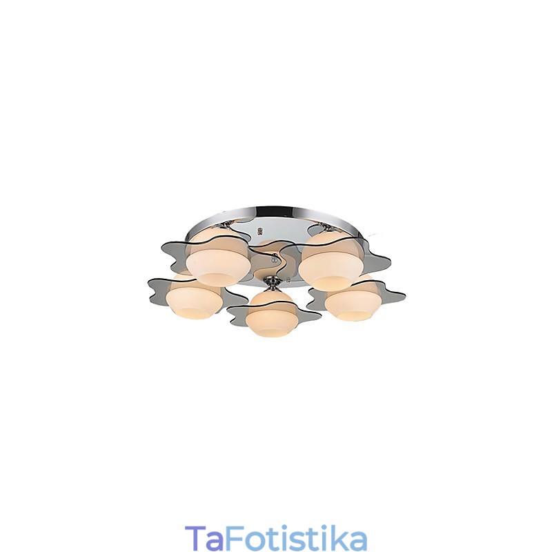 Μοντέρνο Φωτιστικό Οροφής Flush Mount 5 Lights Contemporary Metal