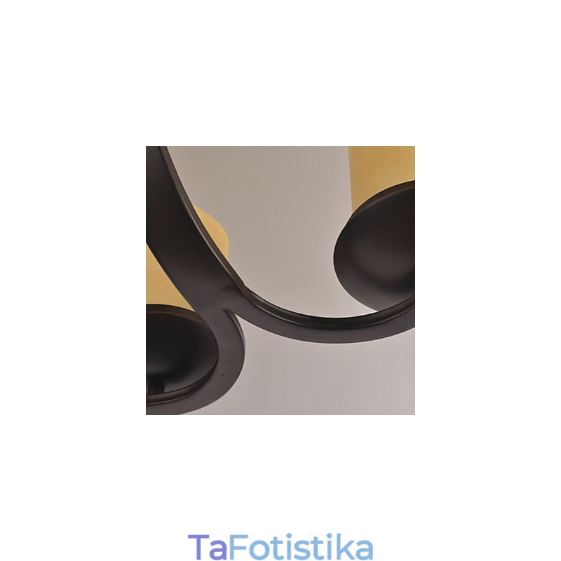 Παραδοσιακός κλασικός ρετρό μίνι μεταλλικός πολυέλαιος ζωγραφικής