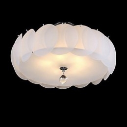 5 Light Glass Πολυέλαιος Μοντέρνο Κρεμαστό Φωτιστικό Οικογένειας