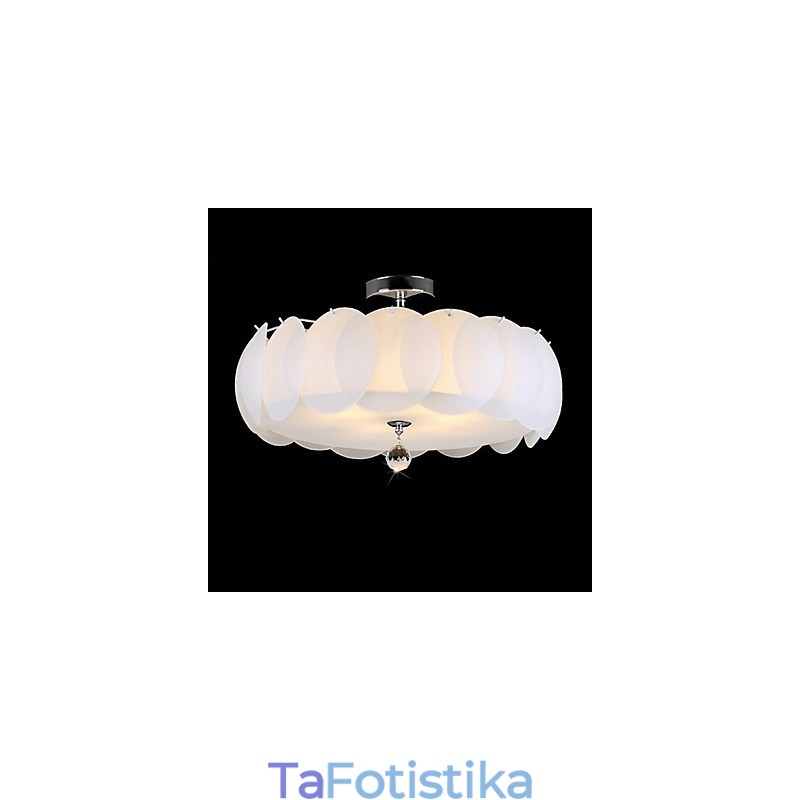 5 Light Glass Πολυέλαιος Μοντέρνο Κρεμαστό Φωτιστικό Οικογένειας