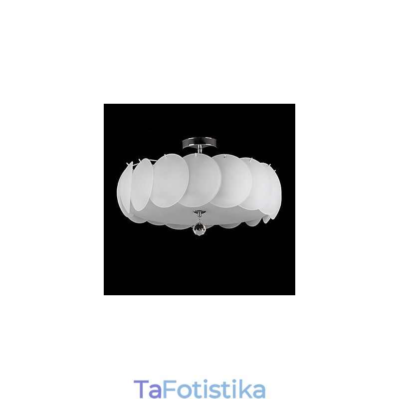 5 Light Glass Πολυέλαιος Μοντέρνο Κρεμαστό Φωτιστικό Οικογένειας