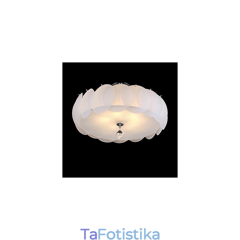 5 Light Glass Πολυέλαιος Μοντέρνο Κρεμαστό Φωτιστικό Οικογένειας