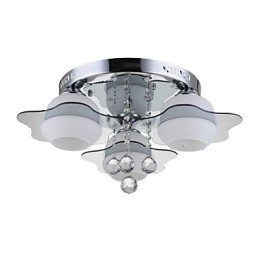 Τηλεχειριστήριο Flush Mount Modern Contemporary 3 φώτα με κόκκινο μπλε