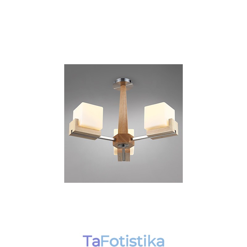 Flush Mount Mini Style Modern Contemporary Wood