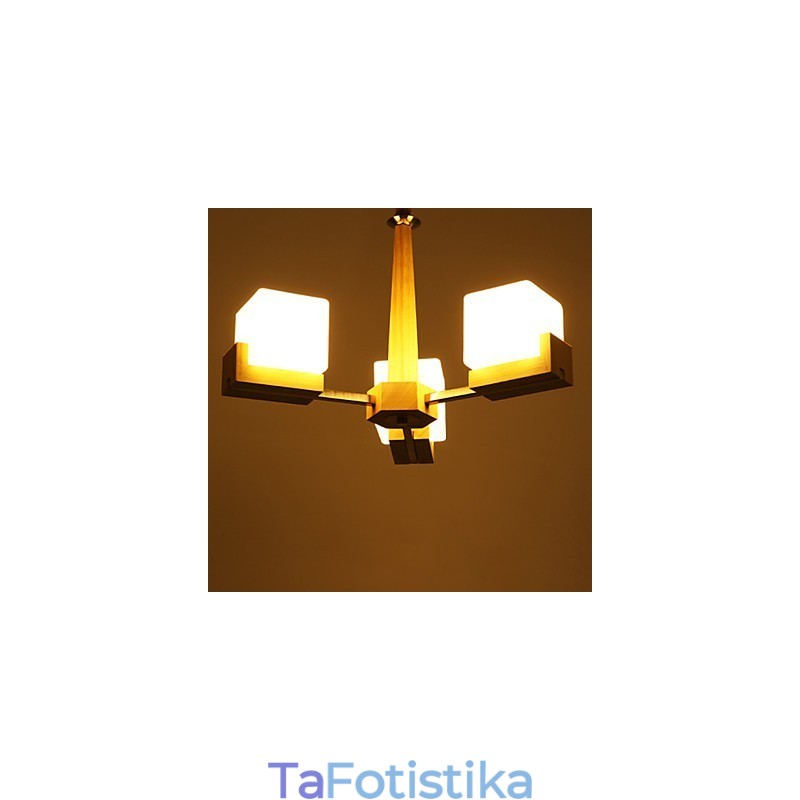 Flush Mount Mini Style Modern Contemporary Wood