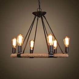 Παραδοσιακό Κλασικό Ρουστίκ Lodge Retro Country Vintage Πίνακας Μεταλλικό Κρεμαστό Φωτιστικό