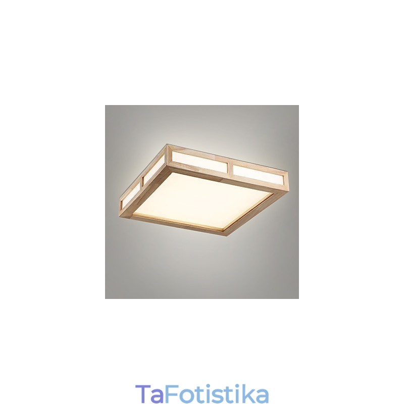 Flush Mount Mini Style Modern Contemporary Wood Bamboo