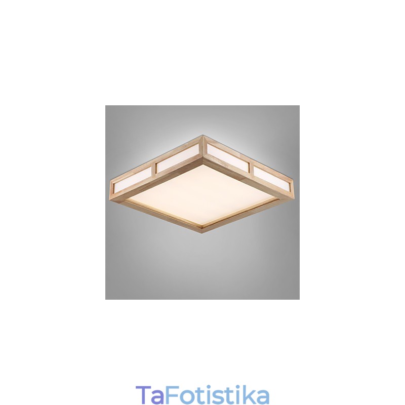 Flush Mount Mini Style Modern Contemporary Wood Bamboo