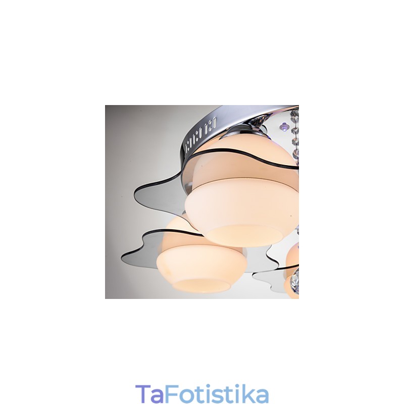 Μοντέρνο Φωτιστικό Οροφής Flush Mount 3 Lights Contemporary Metal