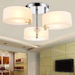 Flush Mount Modern Contemporary 3 Φωτιστικά Οροφής Μεταλλικό