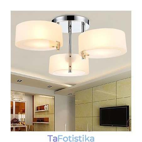 Flush Mount Modern Contemporary 3 Φωτιστικά Οροφής Μεταλλικό Flush Mount Modern Contemporary 3 Φωτιστικά Οροφής Μεταλλικό