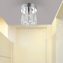 Μοντέρνο Crystal 1 Lights Flush Mount σε σχήμα κορώνας