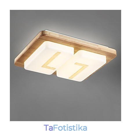 Flush Mount Mini Style Modern Contemporary Wood Flush Mount Mini Style Modern Contemporary Wood