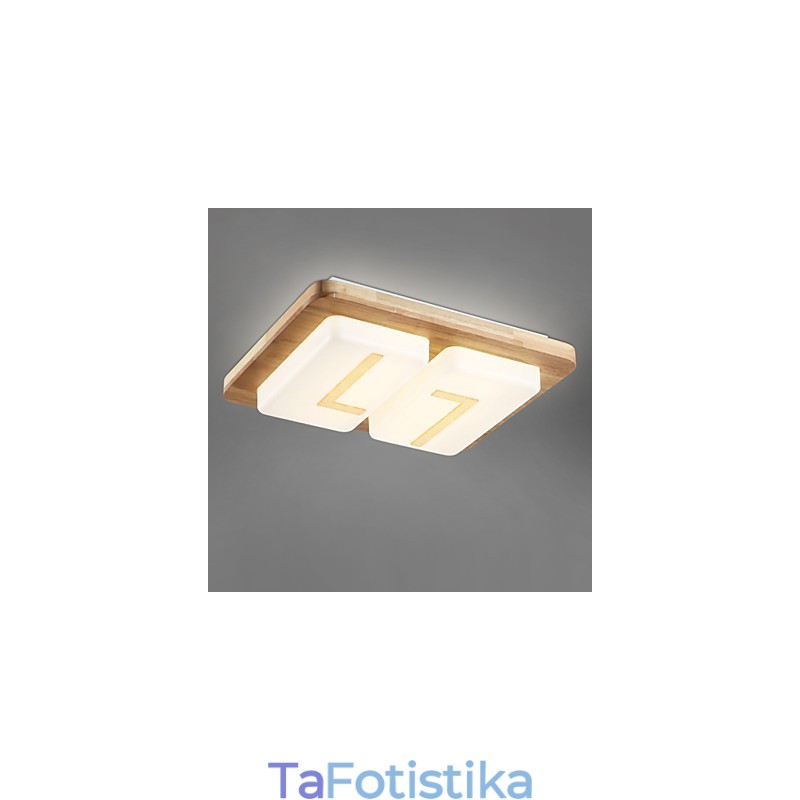 Flush Mount Mini Style Modern Contemporary Wood