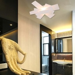 Flush Mount Light Λευκό Ζεστό Λευκό Φως Μόδα Απλή δημιουργική έλικα