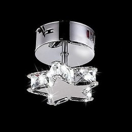 Μοντέρνο Σύγχρονο Crystal Metal Flush Mount