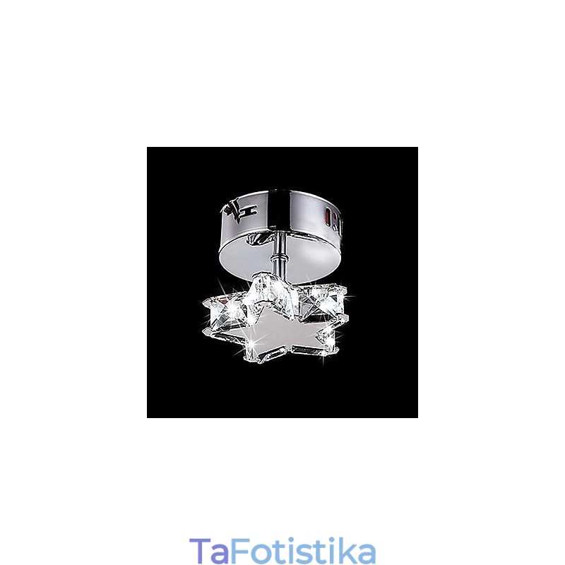 Μοντέρνο Σύγχρονο Crystal Metal Flush Mount
