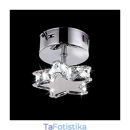 Μοντέρνο Σύγχρονο Crystal Metal Flush Mount Μοντέρνο Σύγχρονο Crystal Metal Flush Mount