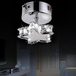 Μοντέρνο Σύγχρονο Crystal Metal Flush Mount