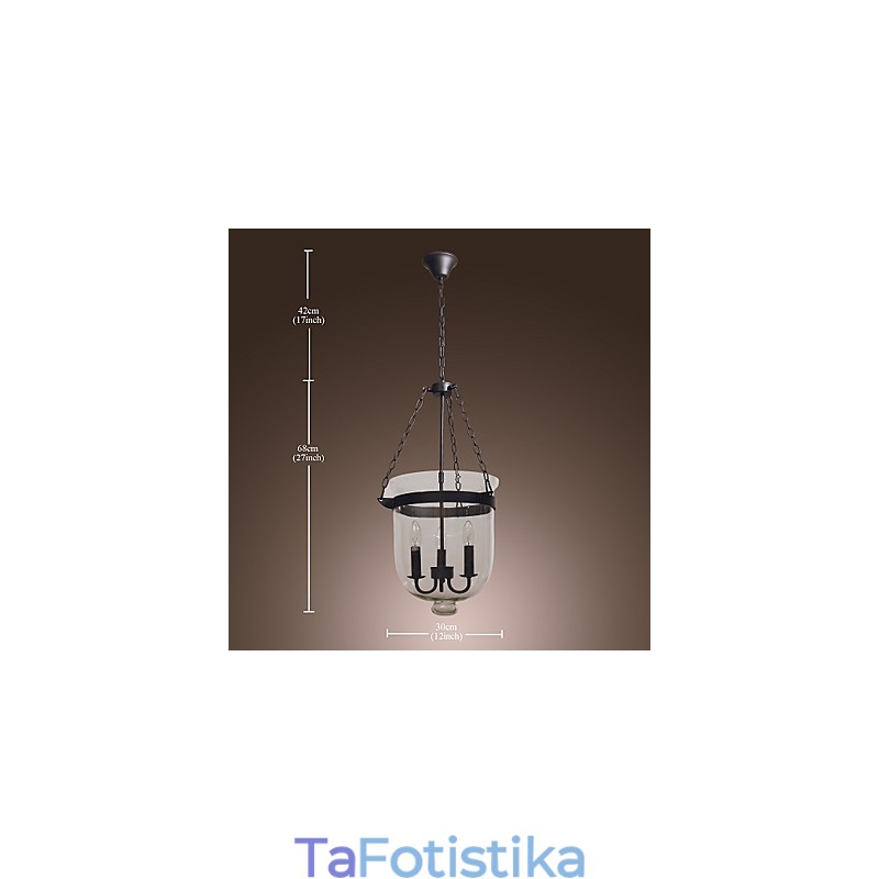 Παραδοσιακός κλασικός vintage μίνι ηλεκτρολυμένος πολυέλαιος