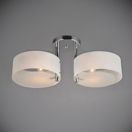 Flush Mount Modern Contemporary 2 Φωτιστικά Φωτιστικό Οροφής Μεταλλικό
