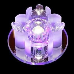 Μοντέρνο Σύγχρονο Crystal Metal Flush Mount
