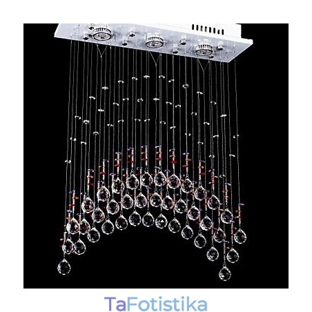 5 Φώτα Clear light Πολυέλαιος από ανοξείδωτο ατσάλι K9 Crystal 5 Φώτα Clear light Πολυέλαιος από ανοξείδωτο ατσάλι K9 Crystal
