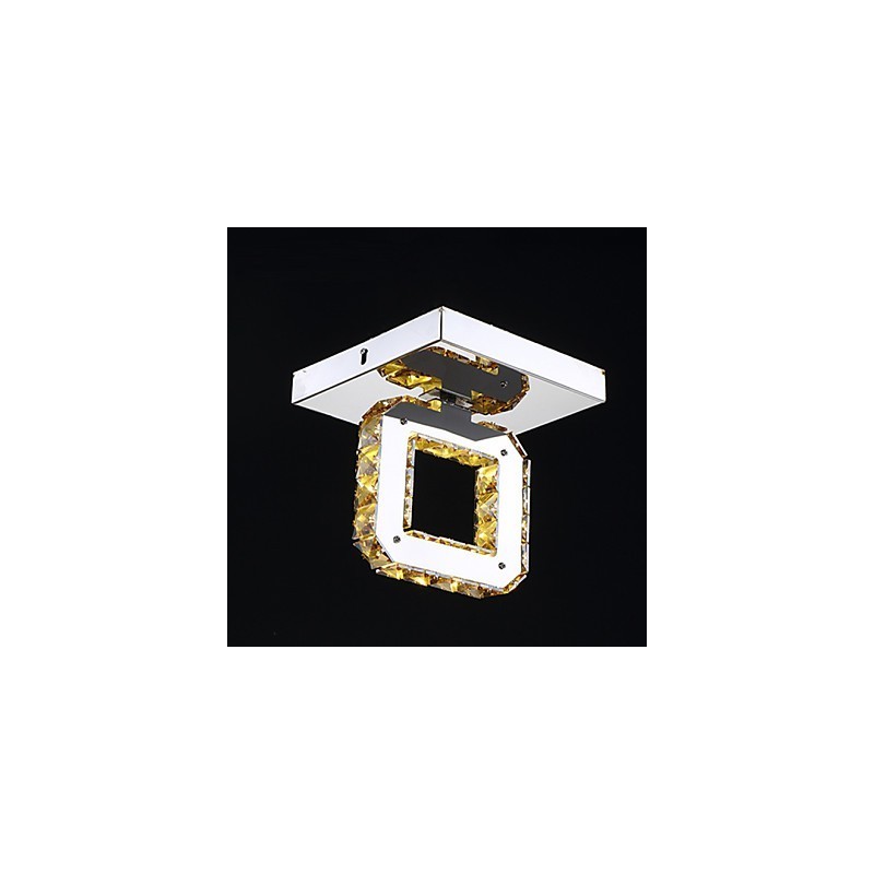 Μοντέρνο Σύγχρονο Crystal Metal Flush Mount
