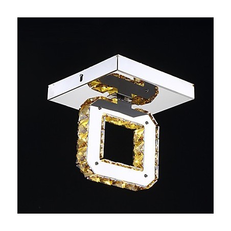 Μοντέρνο Σύγχρονο Crystal Metal Flush Mount Μοντέρνο Σύγχρονο Crystal Metal Flush Mount