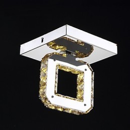 Μοντέρνο Σύγχρονο Crystal Metal Flush Mount
