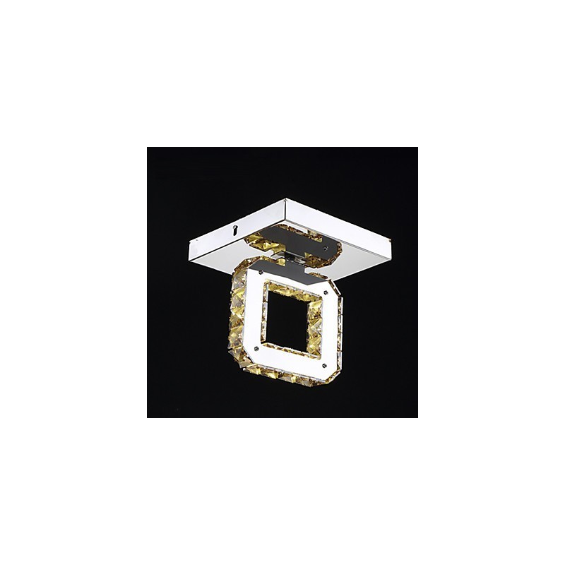 Μοντέρνο Σύγχρονο Crystal Metal Flush Mount