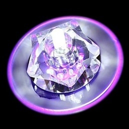 Σύγχρονη μοντέρνα βάση Crystal Chrome Crystal Flush