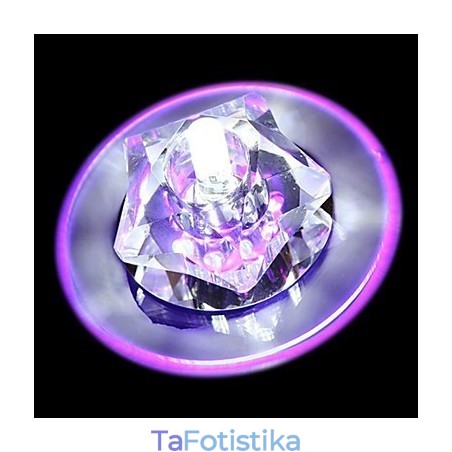 Σύγχρονη μοντέρνα βάση Crystal Chrome Crystal Flush Σύγχρονη μοντέρνα βάση Crystal Chrome Crystal Flush