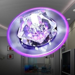 Σύγχρονη μοντέρνα βάση Crystal Chrome Crystal Flush