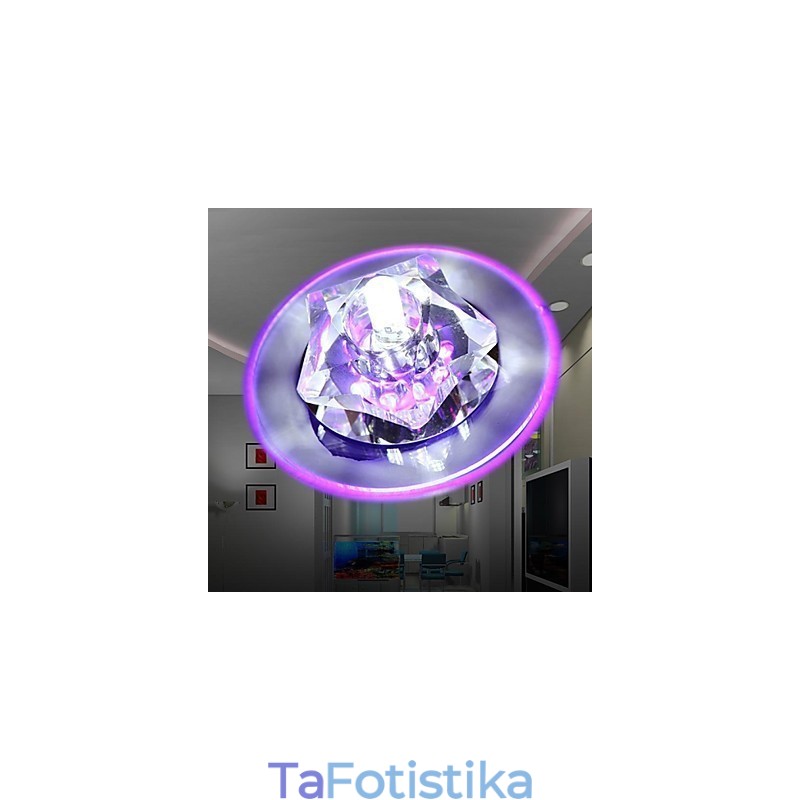 Σύγχρονη μοντέρνα βάση Crystal Chrome Crystal Flush