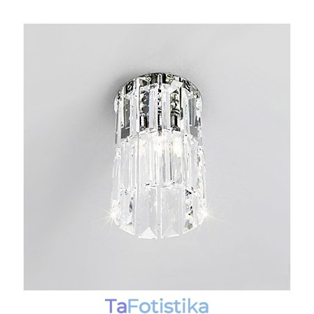 Crystal Flush Mount Light σε στρογγυλό Crystal Flush Mount Light σε στρογγυλό