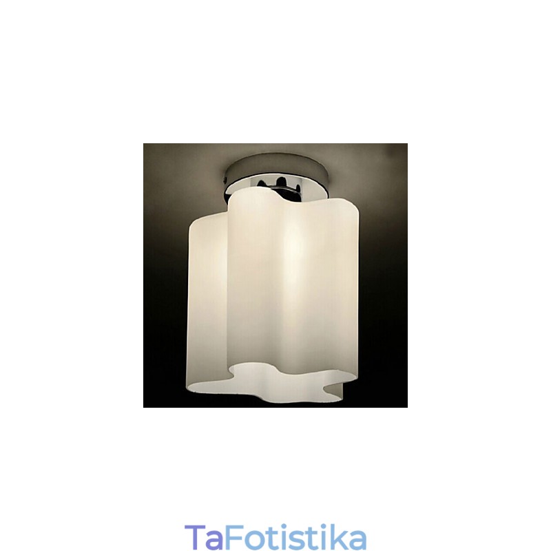 Φωτιστικά κεφαλής και φανάρια Γυάλινα σύννεφα απορροφούν το φως του θόλου Κρεμαστό φως