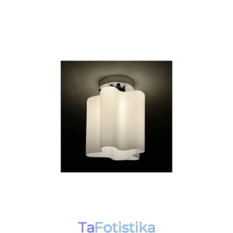 Φωτιστικά κεφαλής και φανάρια Γυάλινα σύννεφα απορροφούν το φως του θόλου Κρεμαστό φως
