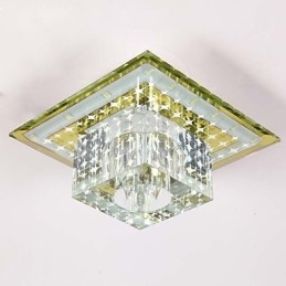 Κρυστάλλινο φωτιστικό οροφής Spotlight SMD 3W Creative Lamp Tube Light Πολύχρωμο έγχρωμο φως θόλου