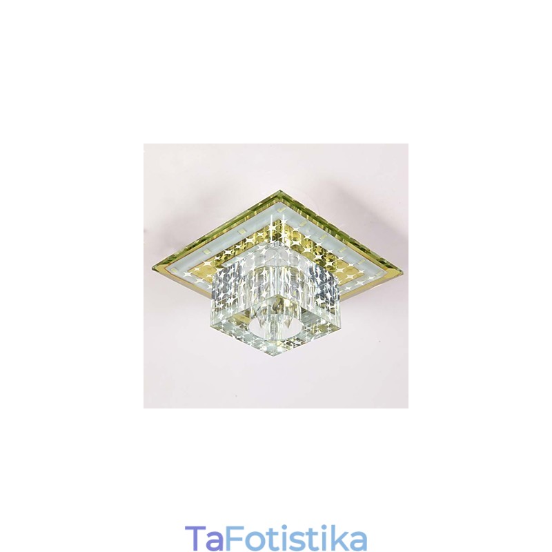 Κρυστάλλινο φωτιστικό οροφής Spotlight SMD 3W Creative Lamp Tube Light Πολύχρωμο έγχρωμο φως θόλου