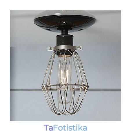 Country Painting Metal Flush Mount Country Painting Metal Flush Mount
