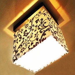 Σύγχρονη Σύγχρονη Ζωγραφική Metal Flush Mount