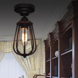 Φωτιστικά Οροφής 1 Light Retro Elegant Artistic MS 86263