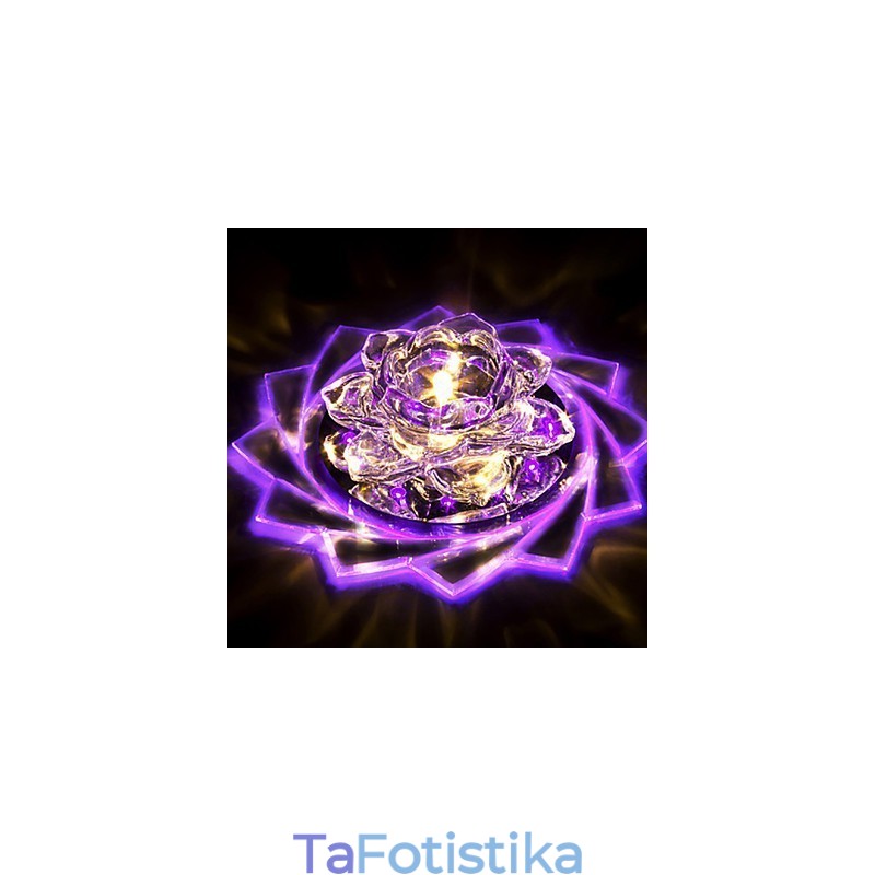 Μίνι κρυστάλλινο φωτιστικό οροφής 20*8,5cm Spotlight 3W Creative Lamp Tube Light Πολύχρωμο τετράγωνο φως θόλου
