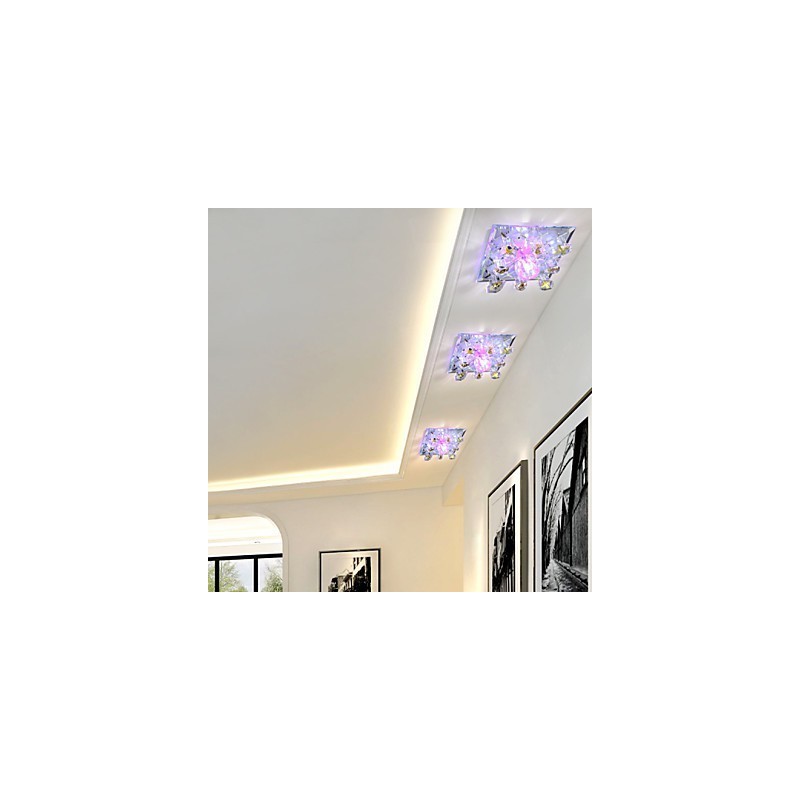 Φωτιστικό τετράγωνο Smallpox Light Crystal Light Creatives Dome Light Tube Light Lamp