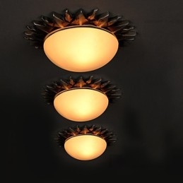 26*8cm Contemporary and Contracted Cartoon Art Sunflowers Absorb Dome Light