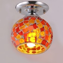 Country Ηλεκτροεπιμεταλλευμένο Metal Flush Mount