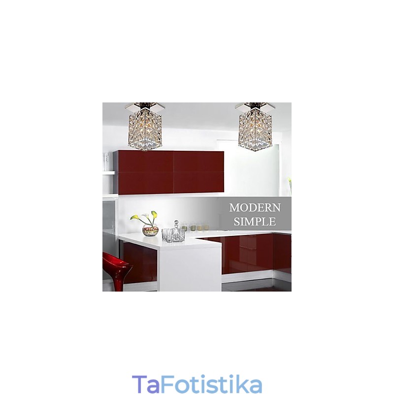 Μοντέρνο μοντέρνο κρύσταλλο ηλεκτρολυμένο μέταλλο χωνευτό στήριγμα