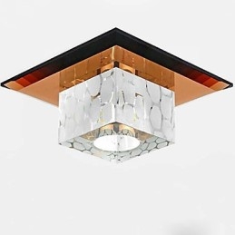 Μίνι κρυστάλλινο φωτιστικό οροφής Spotlight 3W Creative Lamp Tube Light Πολύχρωμο τετράγωνο φως θόλου