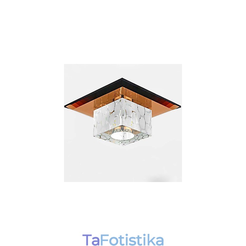 Μίνι κρυστάλλινο φωτιστικό οροφής Spotlight 3W Creative Lamp Tube Light Πολύχρωμο τετράγωνο φως θόλου
